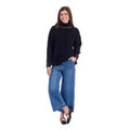 Black Fallon Contrast Sweater
