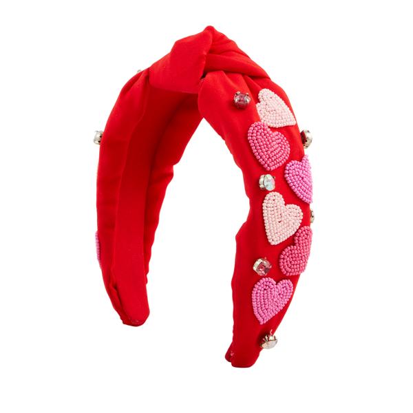 Valentines Beaded Headband