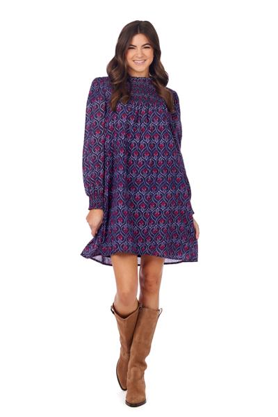 BENNINGTON SMOCKED DRESS