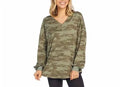 Green Camo Laurie Top