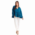 ORLEANS FLOUNCE TOP