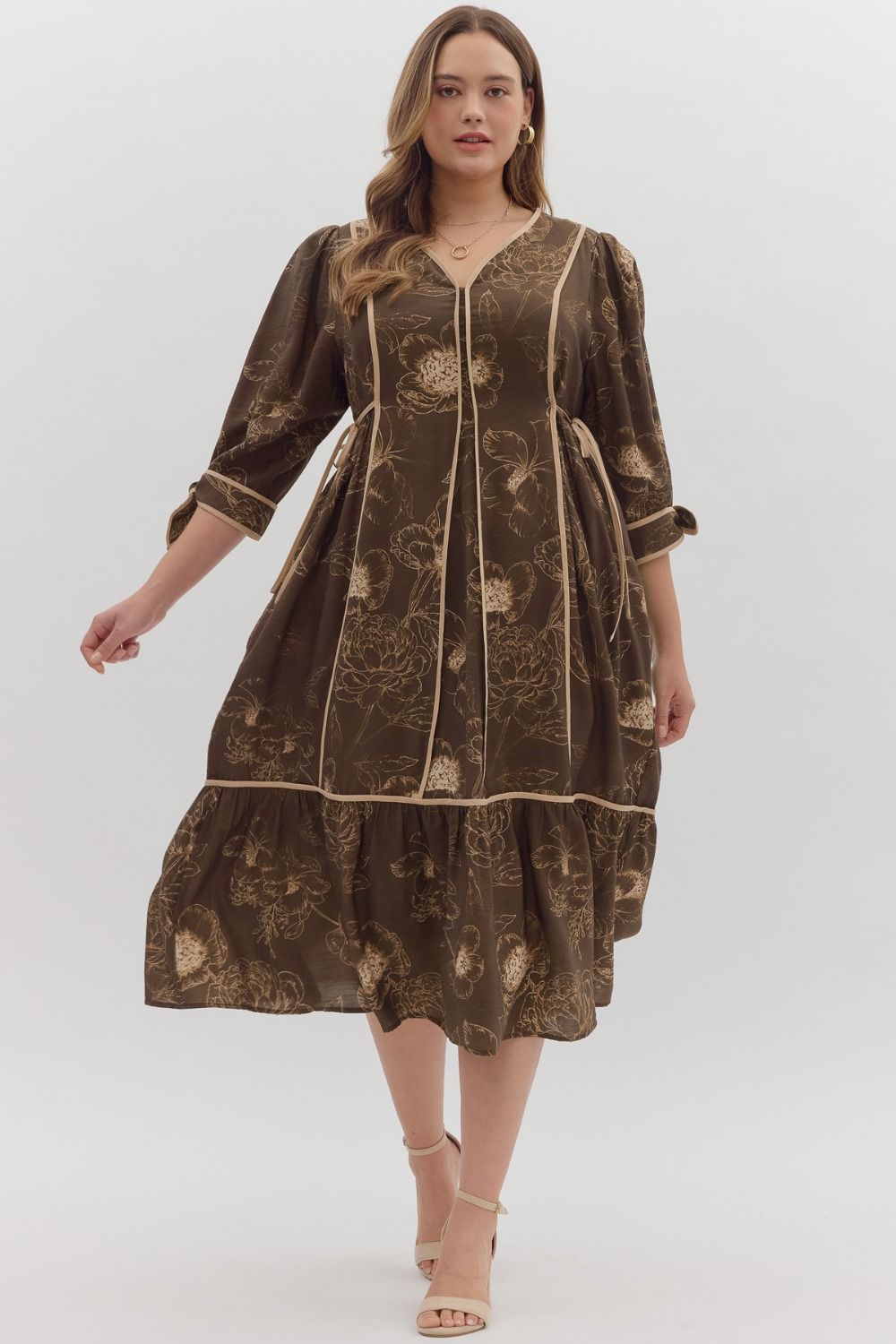 Botanical Midi Dress