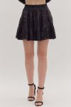 Black Sequin Skirt