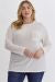 Ribbed round neck long sleeve top