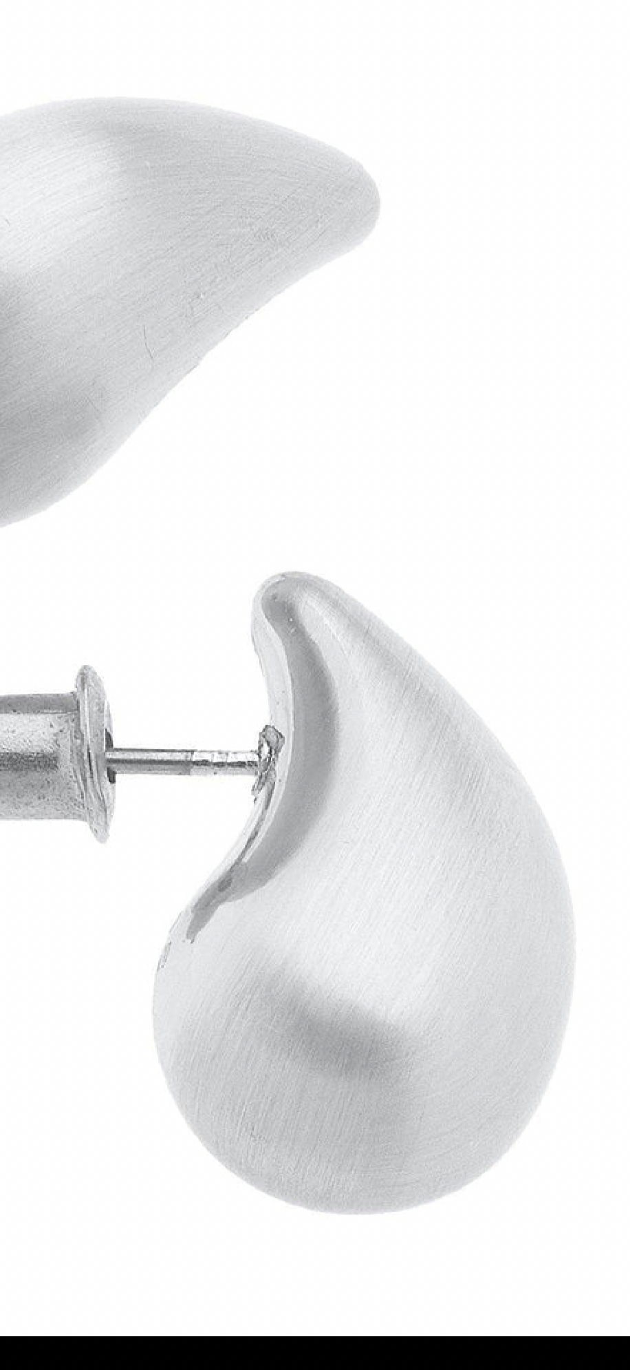Icon Mini Puffed Teardrop Stud Earrings