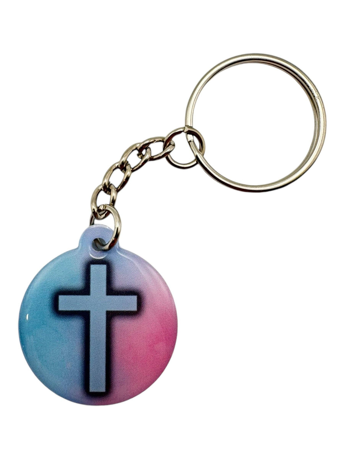 Tap To Pray™ Pastel & Cross Keychain