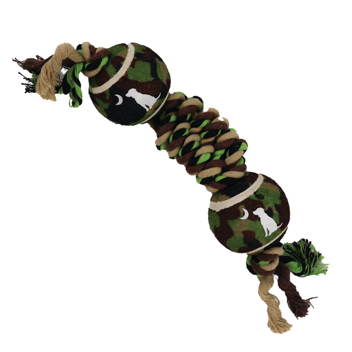 Camo rope dog toy