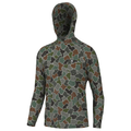 Men’s heather blend hoodie - forest camo