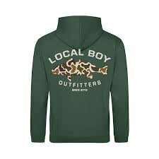 Youth Vintage Redfish Hoodie - Bottle Green