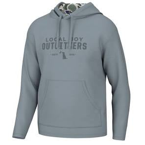 Youth Poly Fleece Hoodie - Light Slate