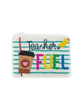 Teacher Fuel Beaded Coin Purse