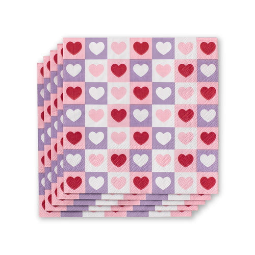 Valentines Cocktail Napkin