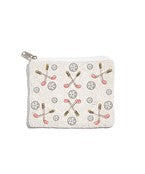Golf Beaded Coin Purse