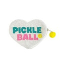 Pickle Ball Beaded Coin Purse