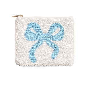 Bow Beaded Coin Purse