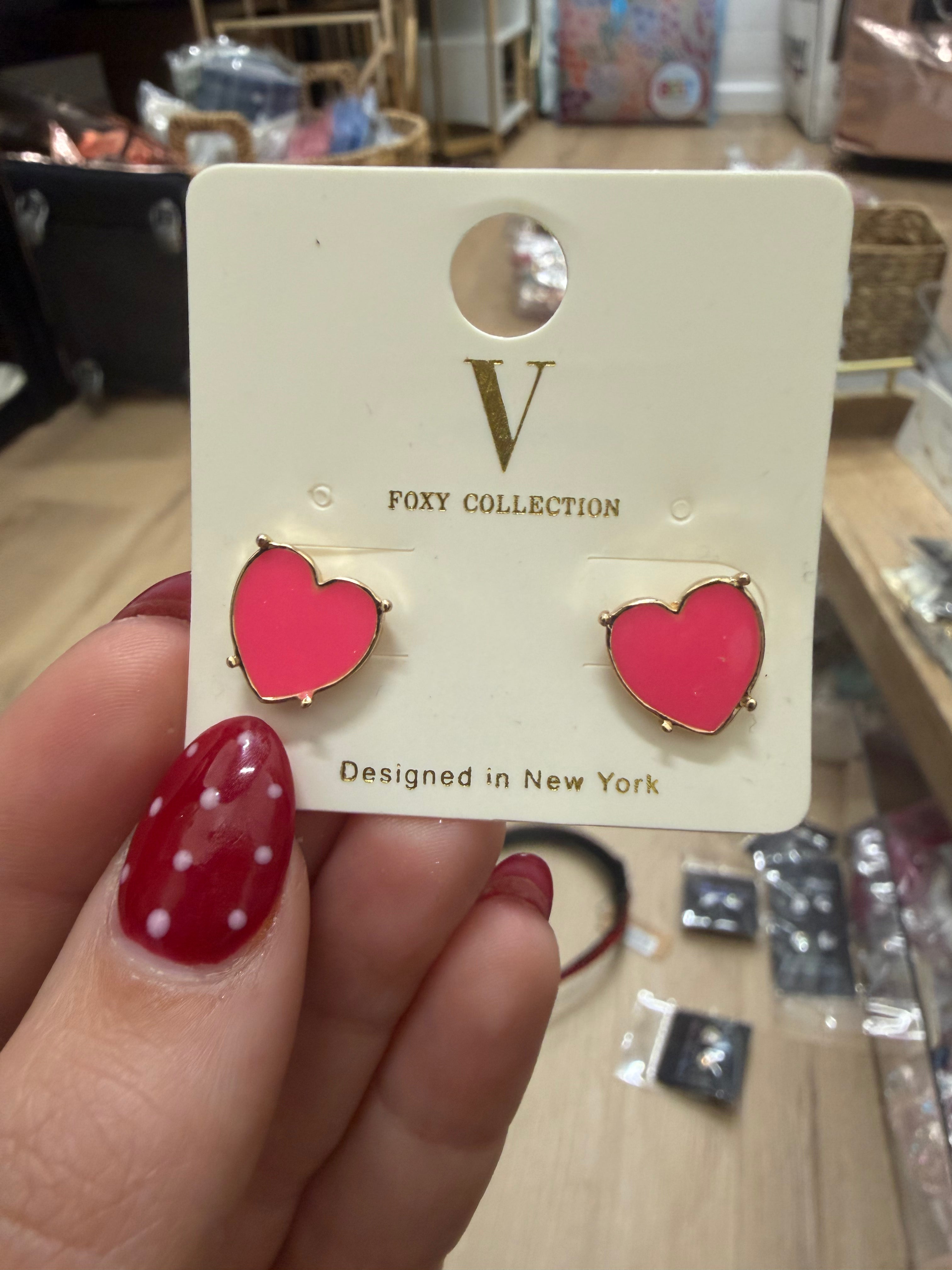 Heart Studs