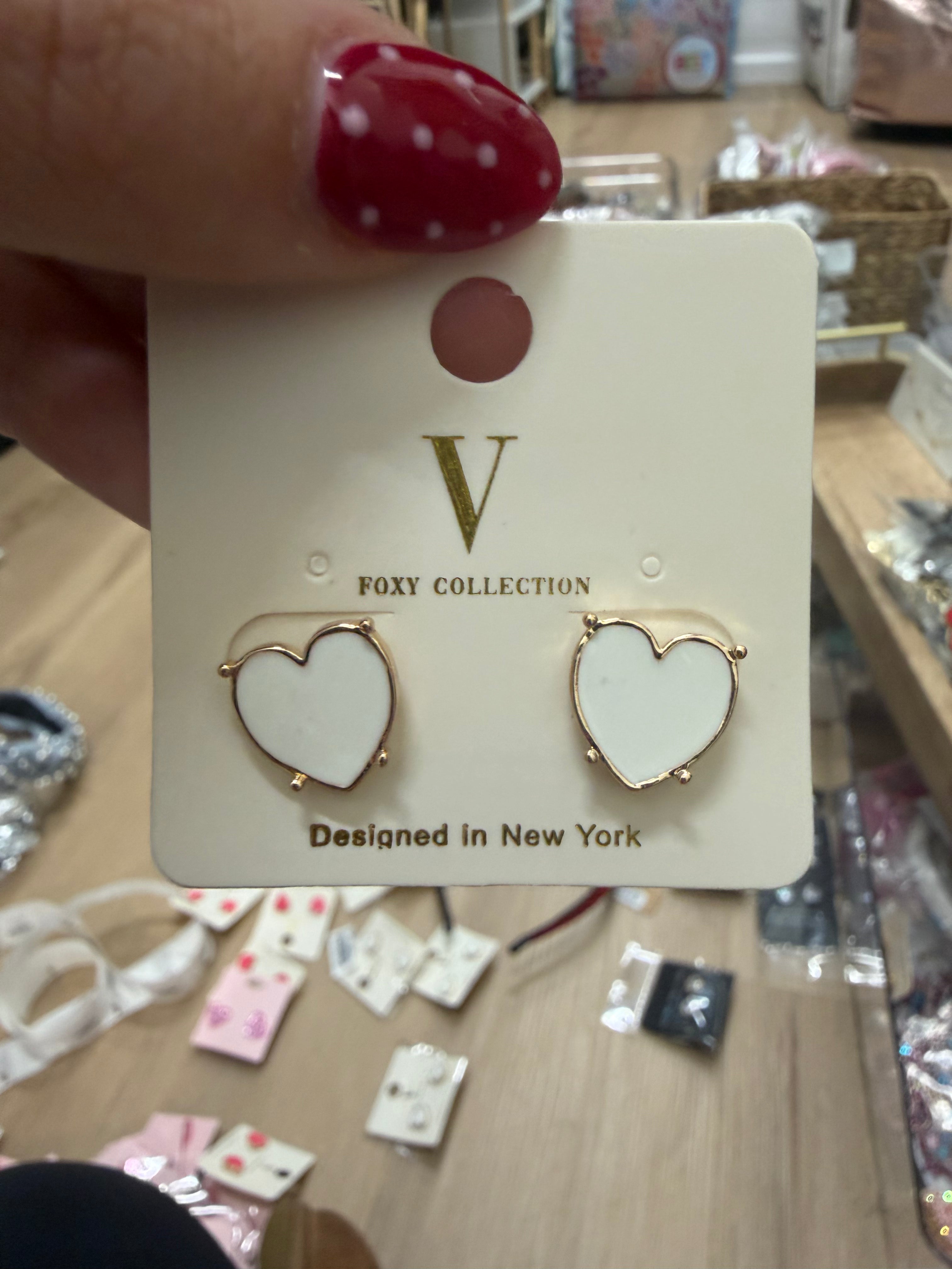 Heart Studs