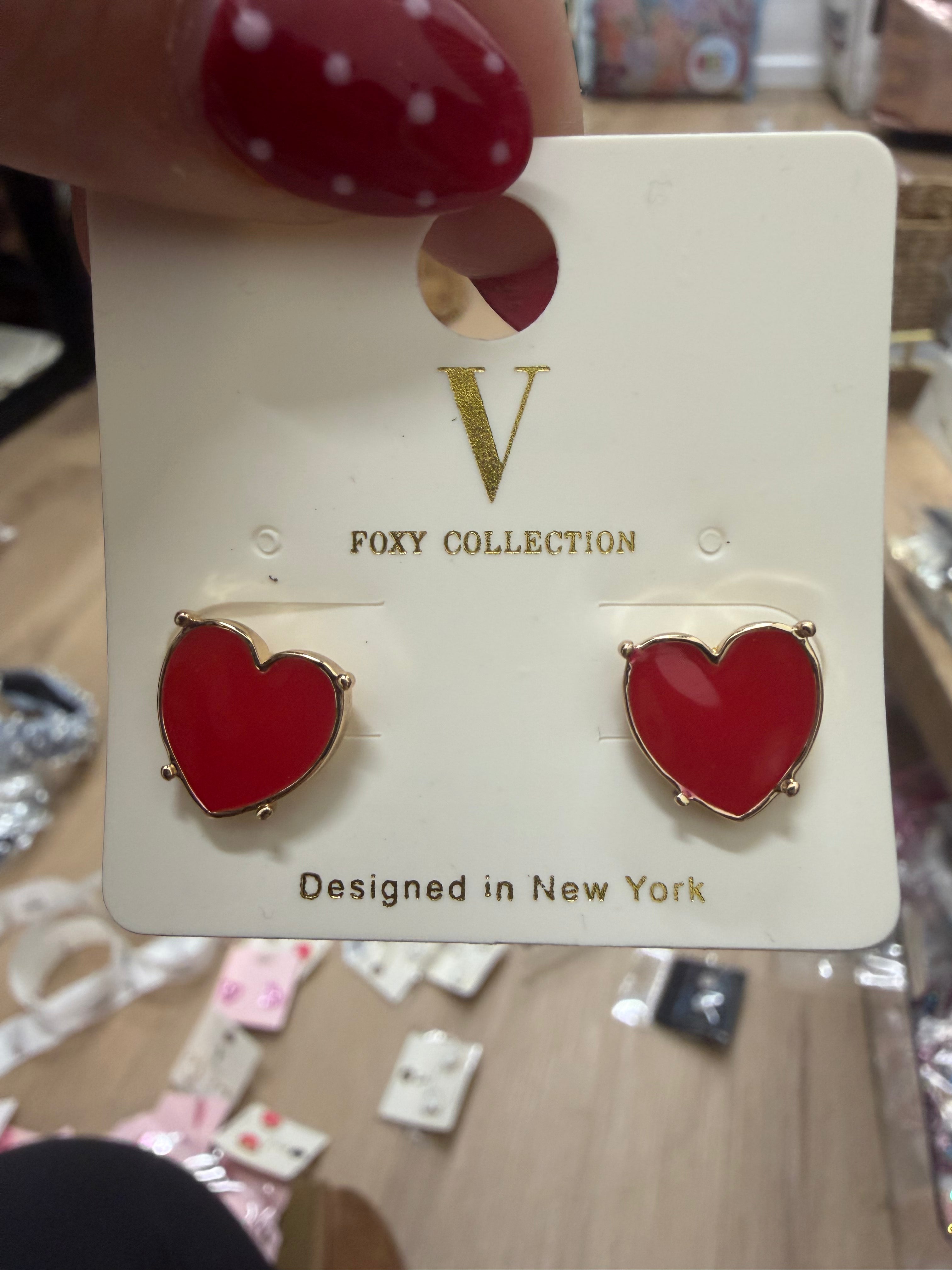 Heart Studs
