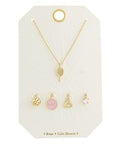 Pickleball Charm Set Necklace