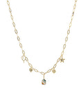 Pickleball 5 Charm Necklaces