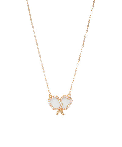Pickleball Pearl Pendant Necklace
