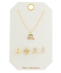 Golf Changeable Charm Necklace