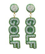 GOLF Beaded Earrings