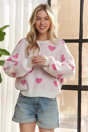 Lovely Heart Sweater