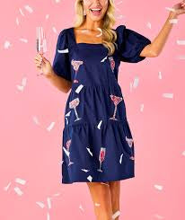 Della sparkle Martini Dress