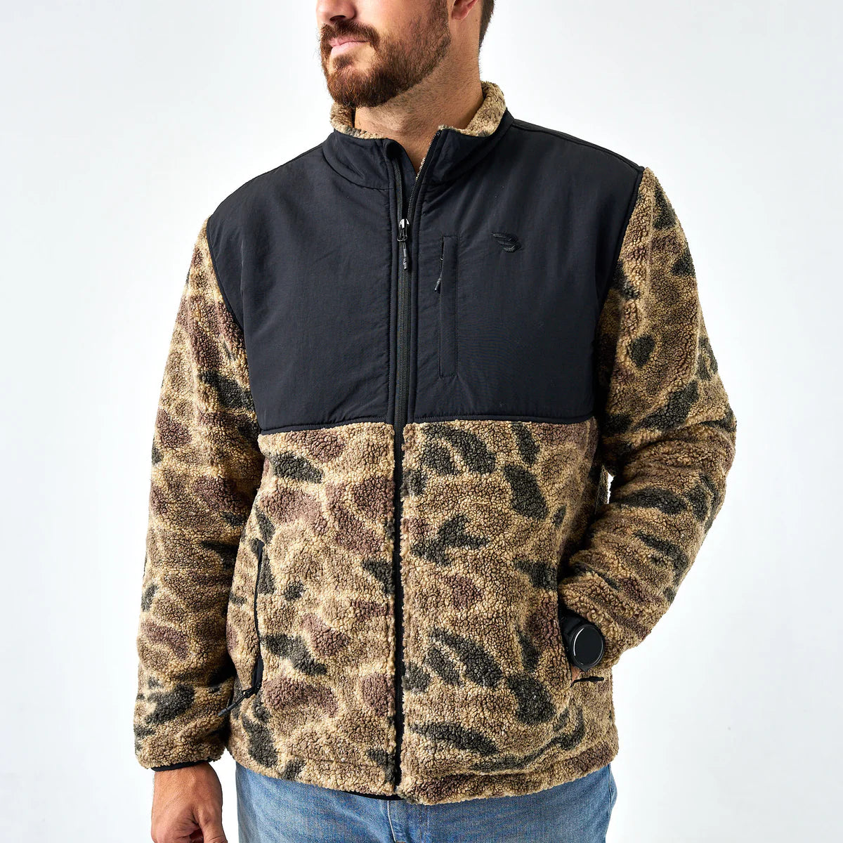 Burlebo Men’s Sherpa Full Zip Jacket