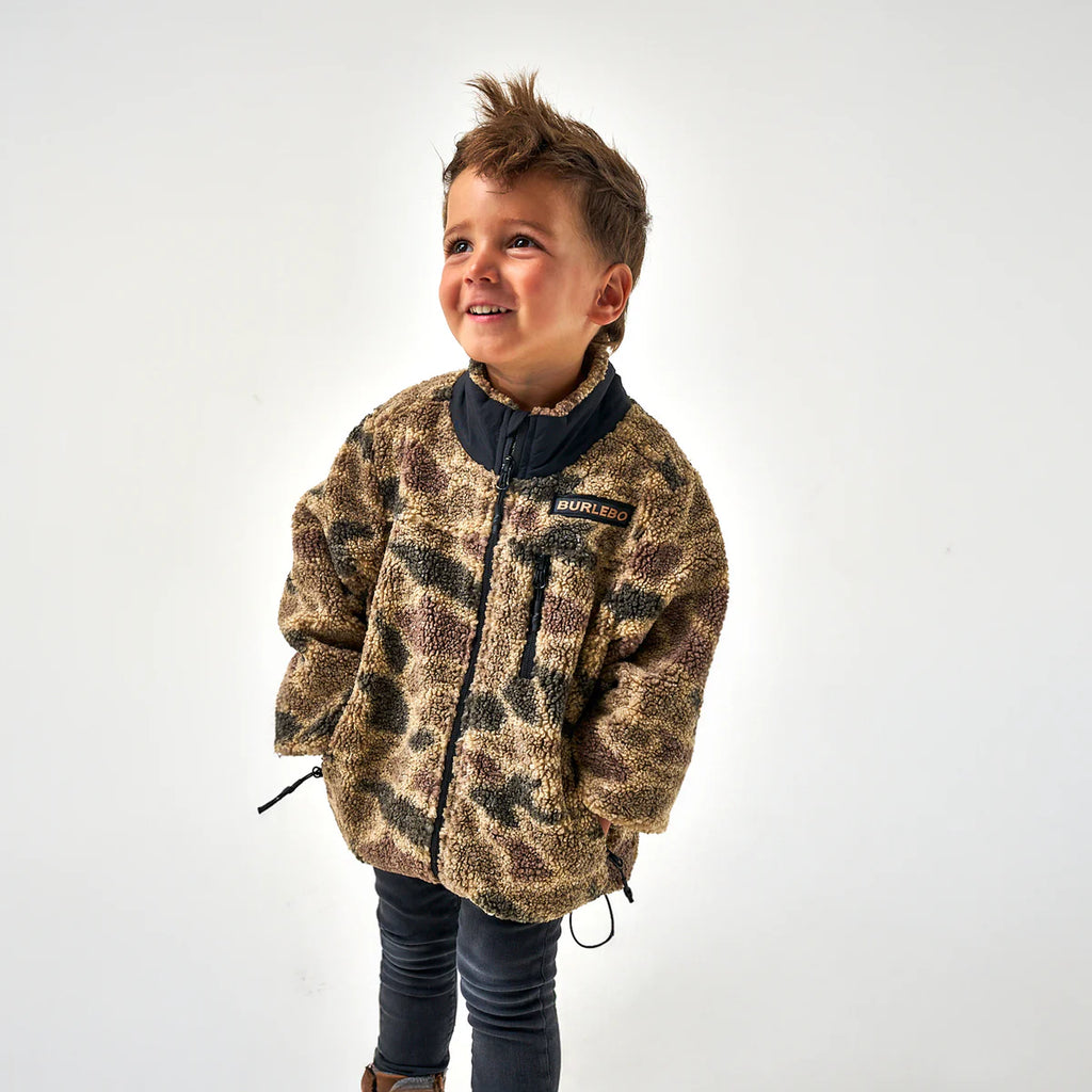 Burlebo Youth Sherpa Full Zip Jacket