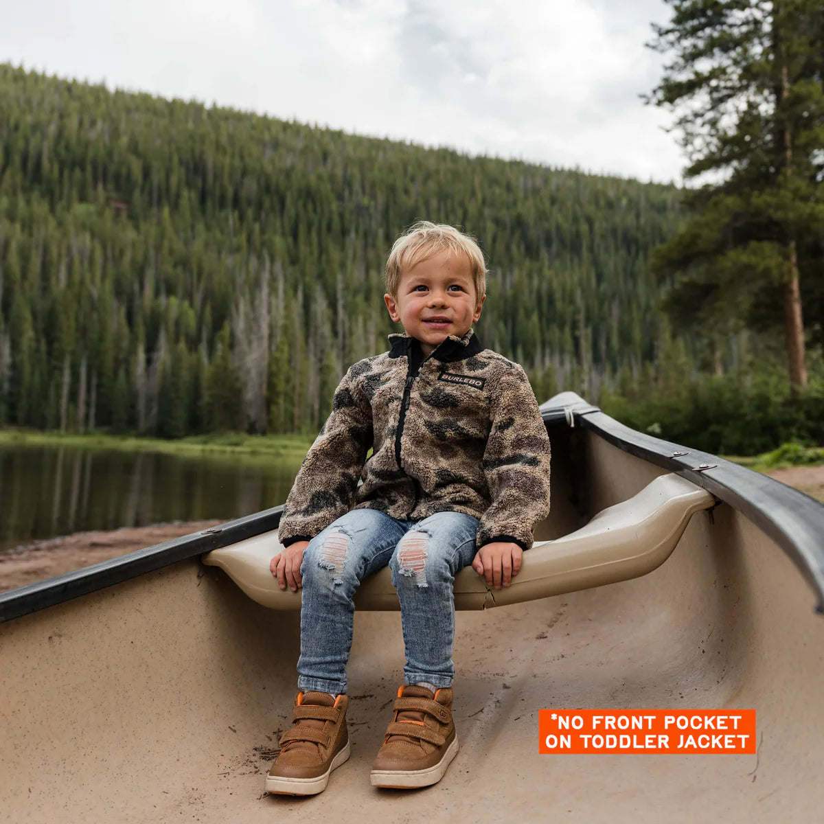Burlebo Youth Sherpa Full Zip Jacket