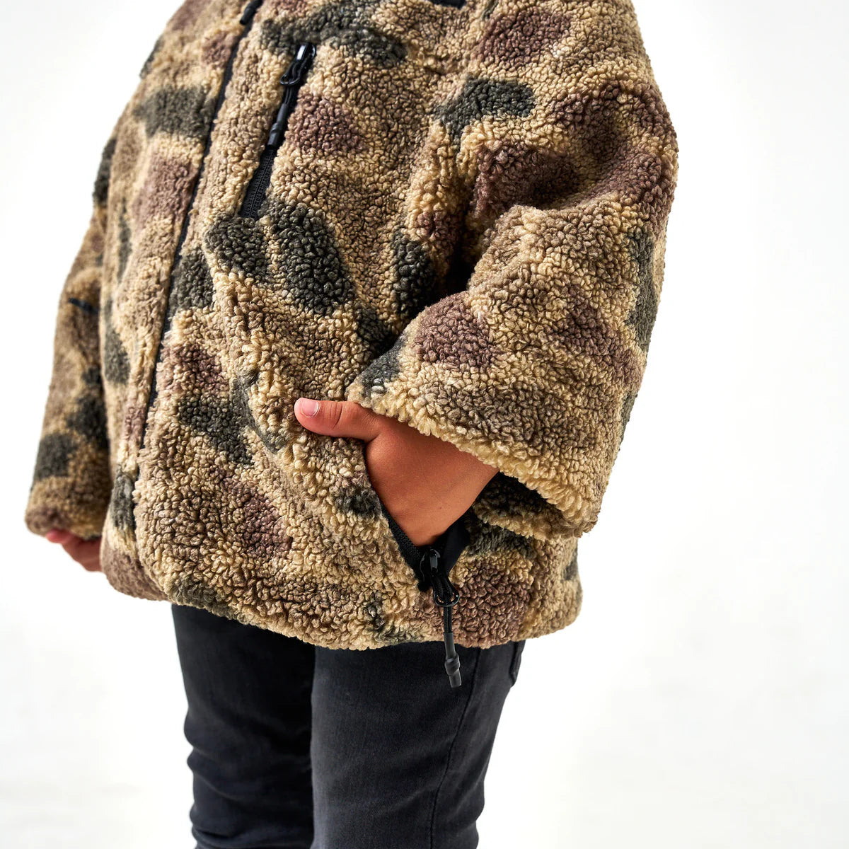 Burlebo Youth Sherpa Full Zip Jacket