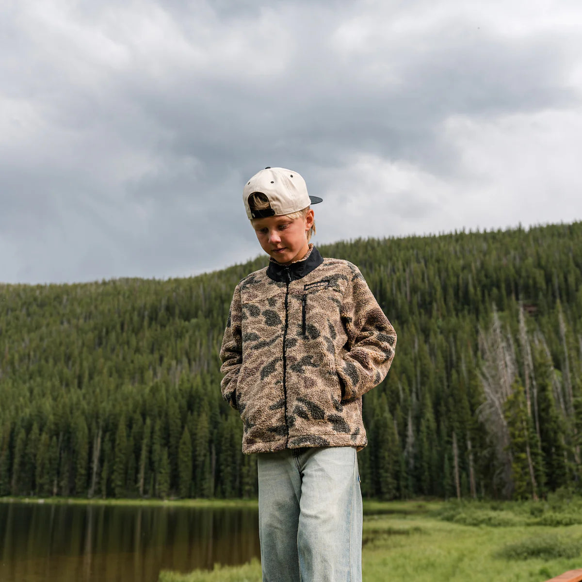 Burlebo Youth Sherpa Full Zip Jacket