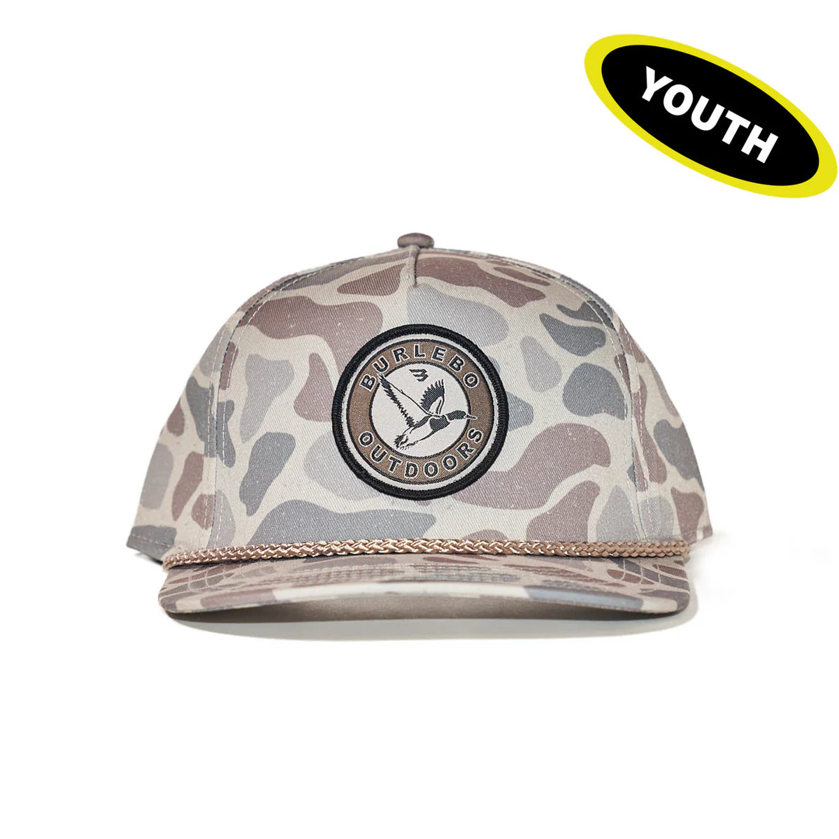 Burlebo Youth Hat Circle Mallard Classic Deer Camo