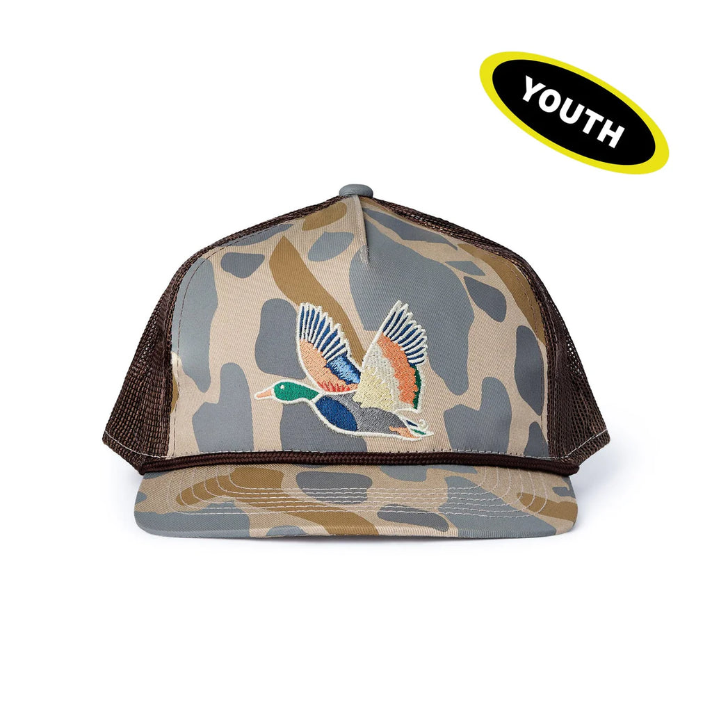 Burlebo Youth Hat Retro Camo Duck