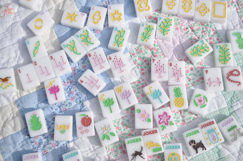 "Palmetto Tiles" SC Inspired Mahjong Set